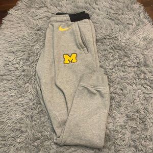 University of Michigan Nike joggers